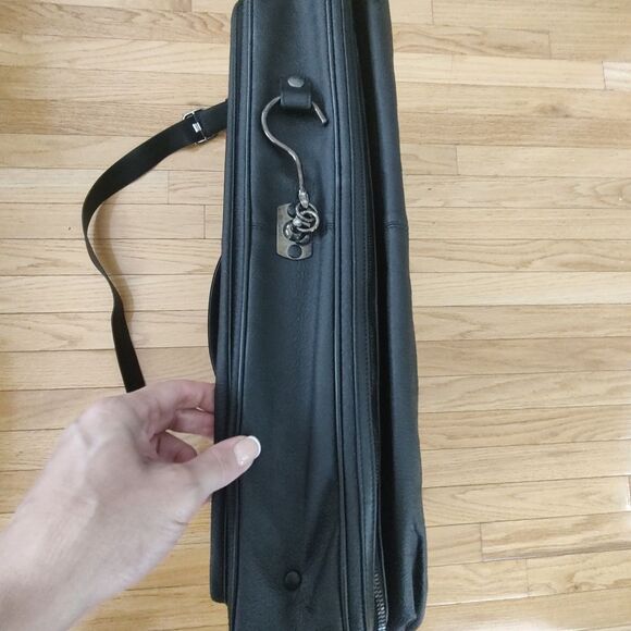 Loewe leather/coated canvas garment travel bag EUC - Picture 10 of 12